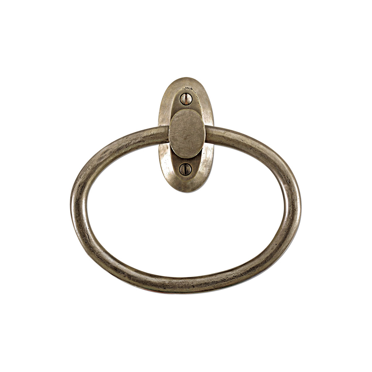 Solid Bronze Oval Towel Ring 