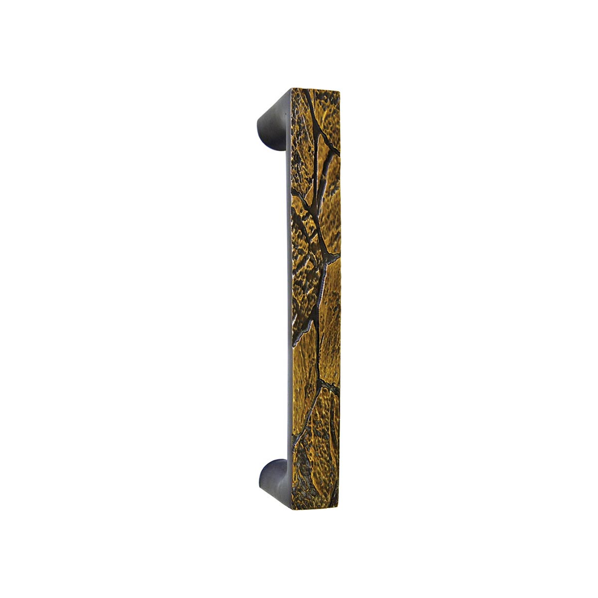 Solid Bronze 8 inch Canyon Door and Appliance Pull-Midnight Gold