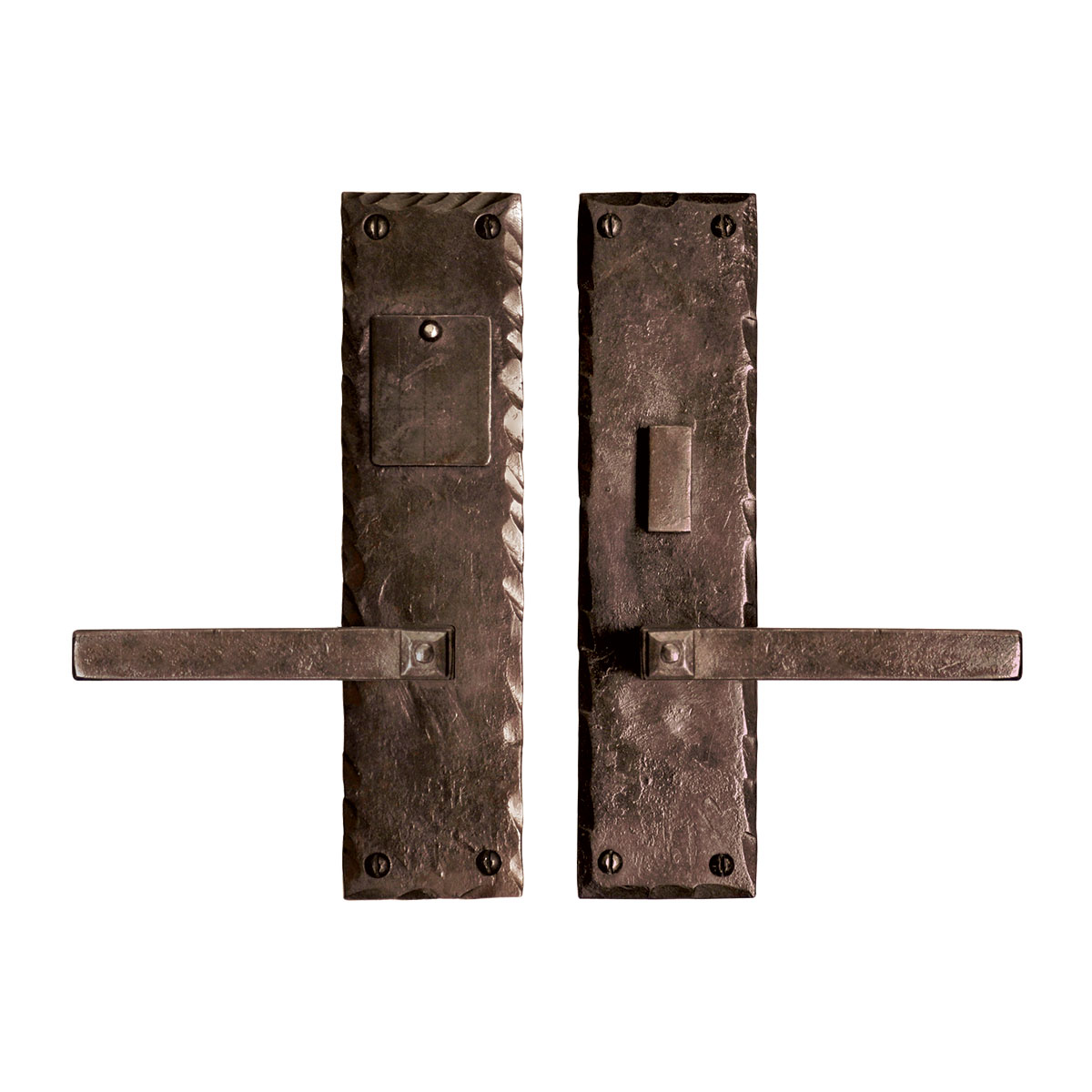 Hand Forged Iron Cody Lever Mortise Entry Set 