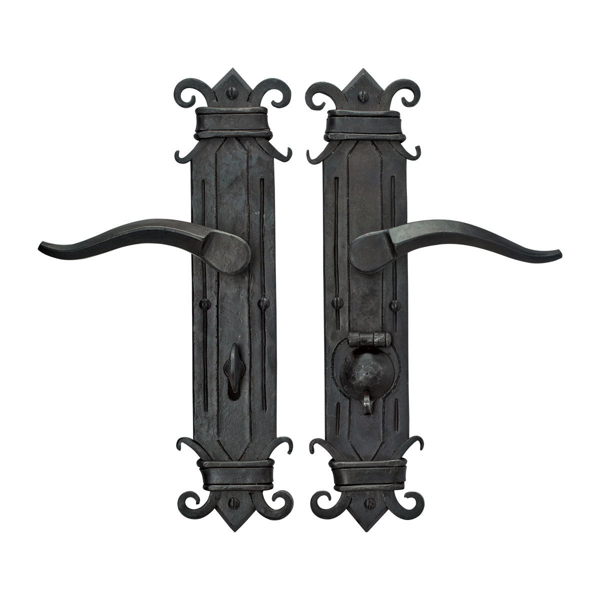 Hand Forged Iron Chateau European Entry Set 
