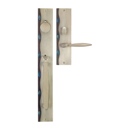 Solid Bronze Cayman Royale Thumblatch-Lever Mortise Entry Set
