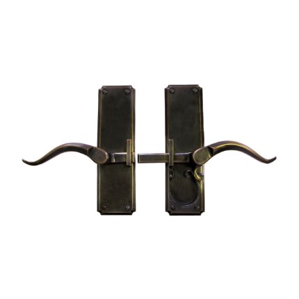 Solid Bronze Vertical Strike-bar Latch Passage Set
