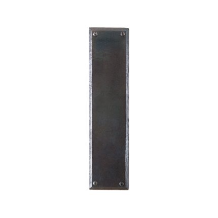 Hand Forged Iron Push 12 Inch Plate 