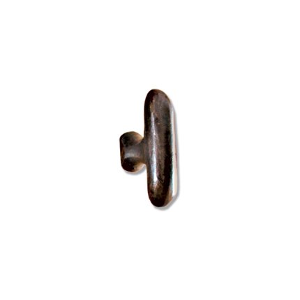 Hand Forged Iron Oblong 2.5 inch Cabinet Knob 
